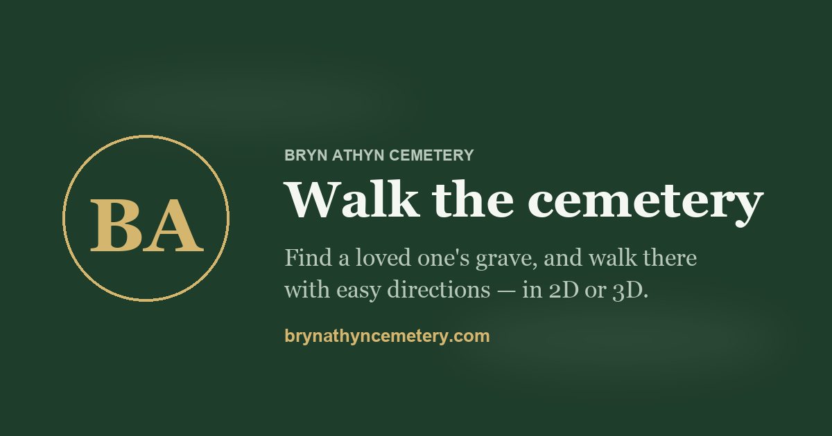 Bryn Athyn Cemetery screenshot